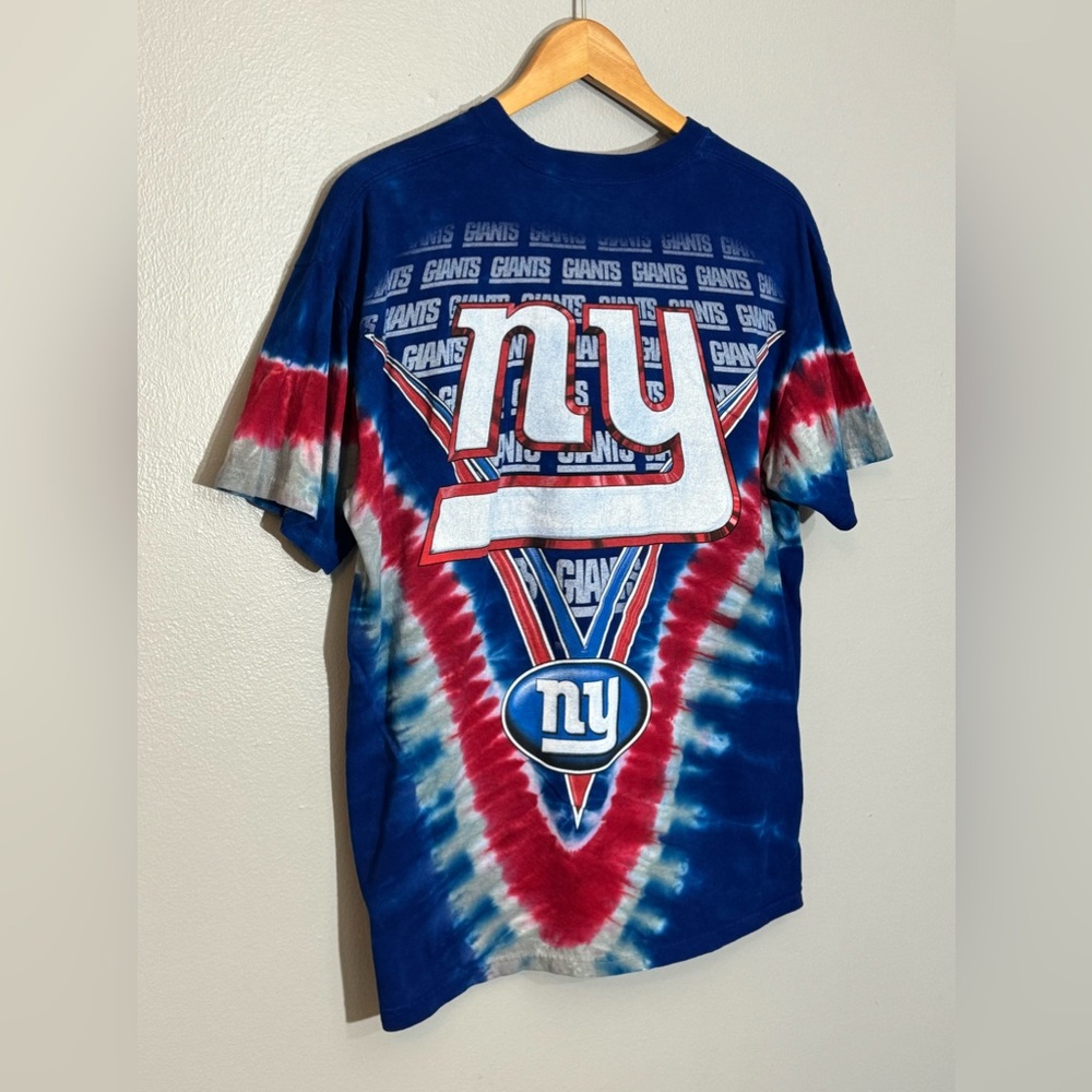 New York Giants NFL Tie Dye Majestic T Shirt | Large - Picture 4 of 4